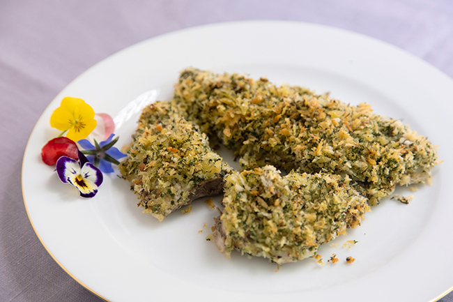 さわらの香草パン粉焼き