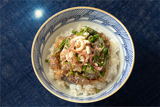 ごま あじ丼